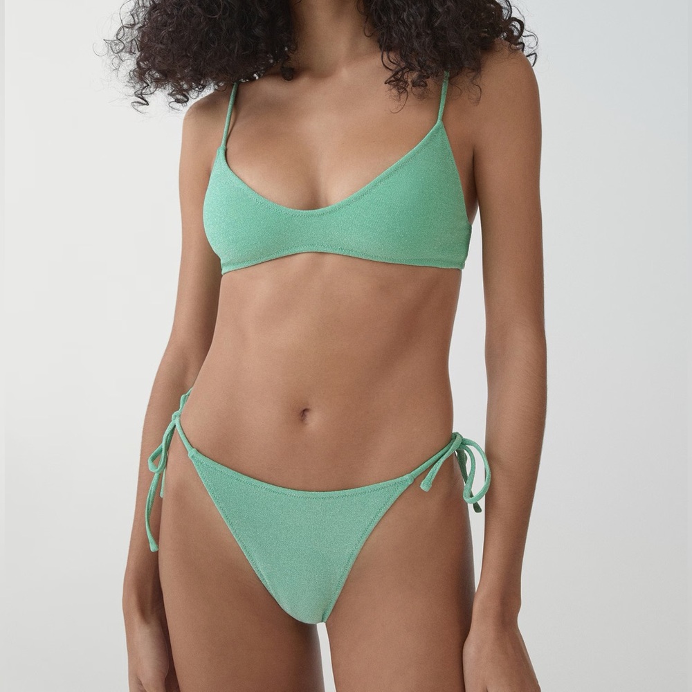 Mango Blue/Green Bikini Set
